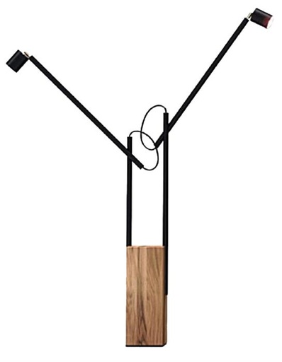 Lampara de pie T Doble Dimerizable - MINIMO