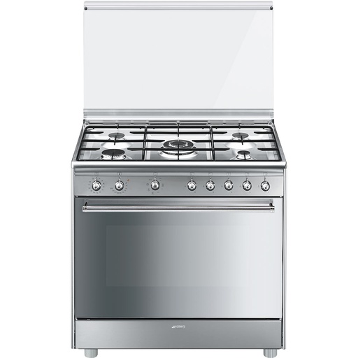 [SX91M9-AR] Cocina SMEG Mixta 90 cm SX91M9-AR