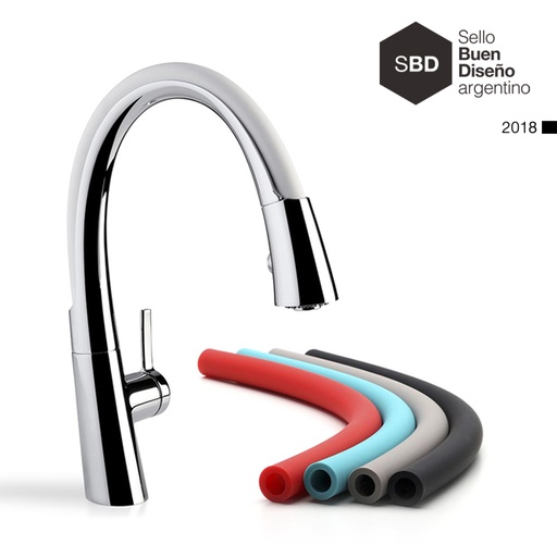 [0412/H5-CR] Lenga Monocomando de Cocina - FV