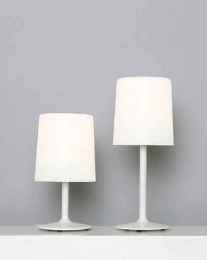 Lampara de mesa velador Hit Hat translucido largo - IMDI