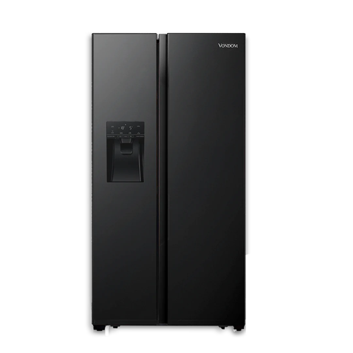 [SBS605 BLACK INOX] Heladera Side By Side Inverter 605 L Black - Vondom