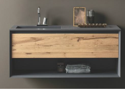 [VANN] Vanitory Linea Nordic Mesada Corian