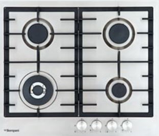 [BO213NB/N] Anafe a gas 60cm Enrasado - Bompani