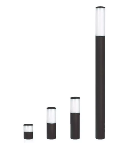 [1093] BOLLARD III - Farola 250mm Ø150mm acrilico opal