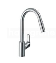 [31815670] Focus M41 Mezclador Monomando de cocina 240 c/Ducha Extraíble, 2jet - HANSGROHE