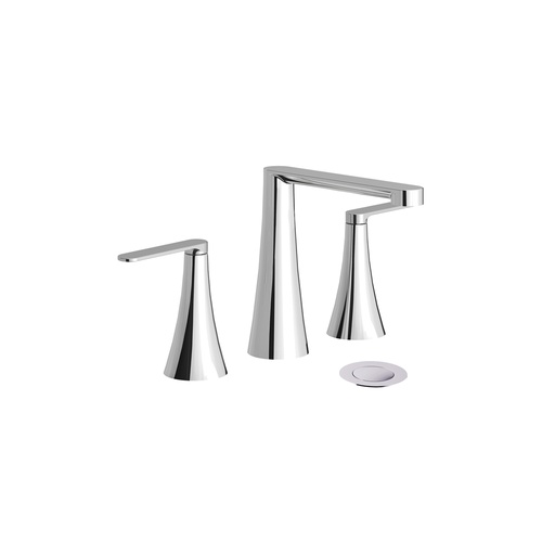 [FR207/K4L] Juego de lavatorio con desagüe Konic Lever  - Novum