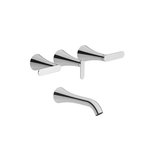 [FR103.01/K4L] Juego para bañera y ducha Konic Lever - Novum